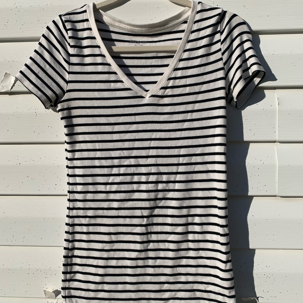 Striped Fitted Tee